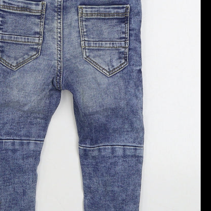 NEXT Boys Blue  Cotton Jogger Jeans Size 9 Months