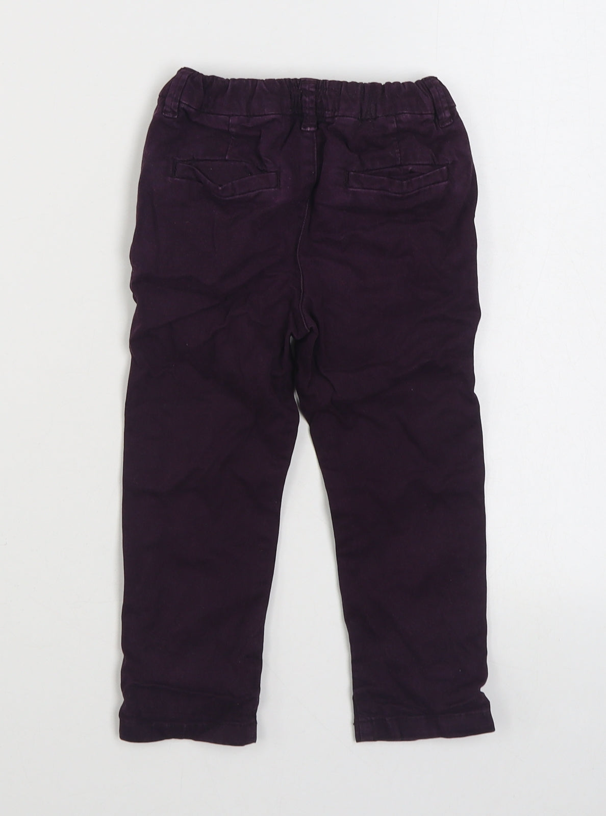 NEXT Boys Purple  Cotton Jogger Jeans Size 18-24 Months  Zip