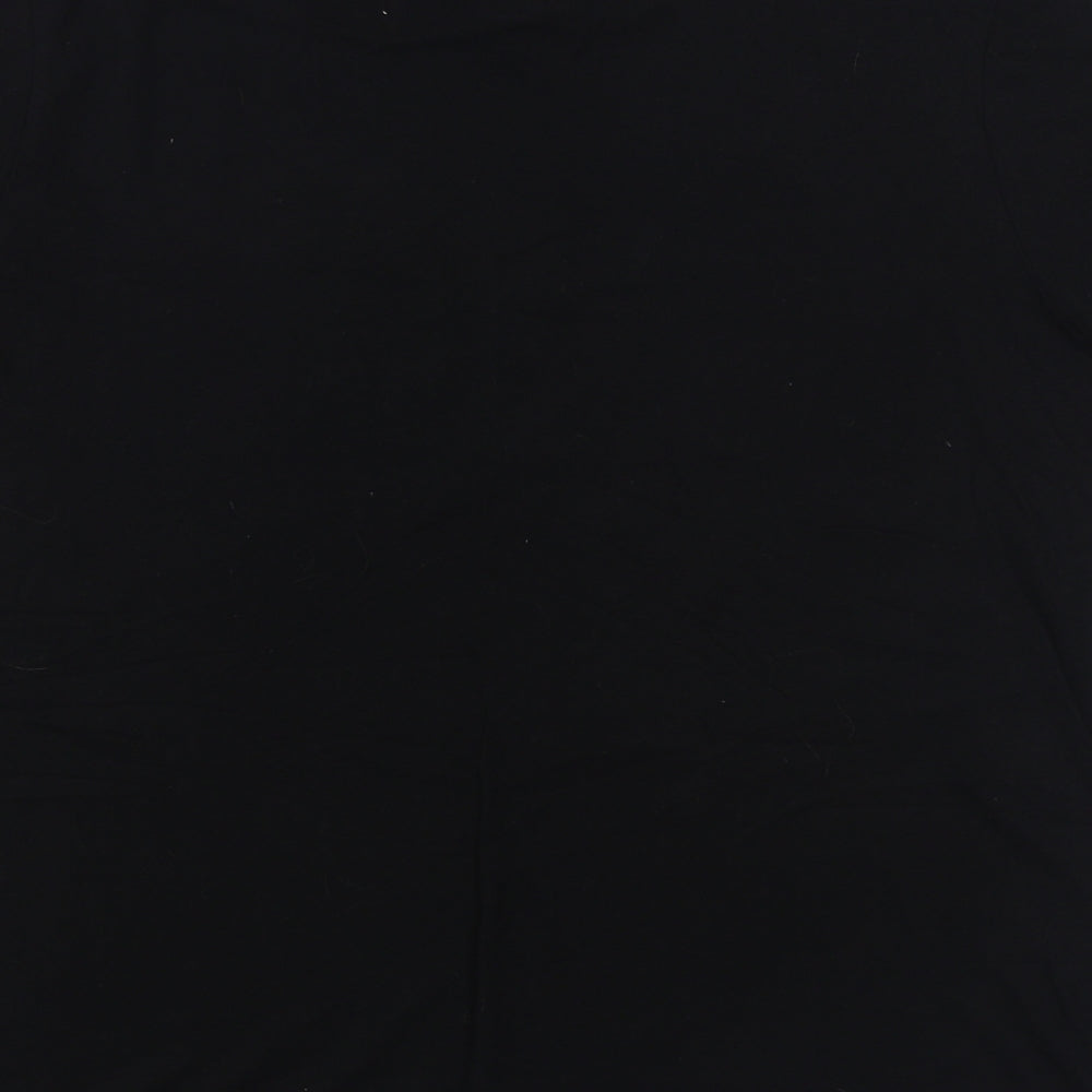 Primark Womens Black  100% Cotton Basic T-Shirt Size XL Round Neck