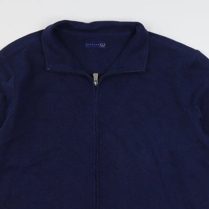 Mens UK Size L Matalan Blue Pullover Sweatshirt