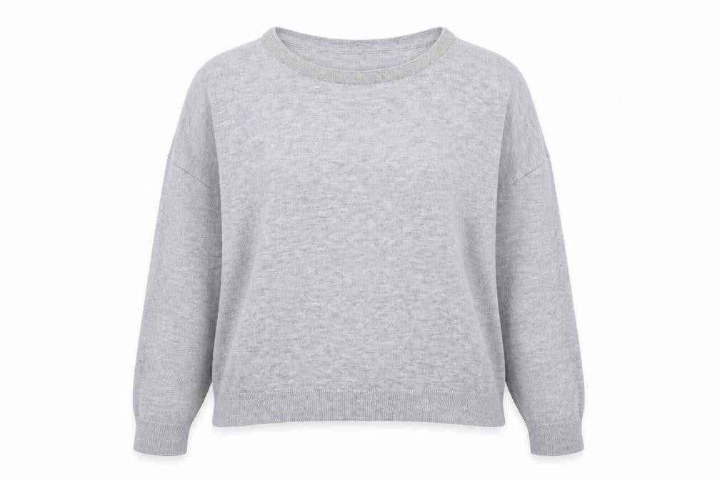 Womens UK Size 8 Topshop Grey Pullover Jumper