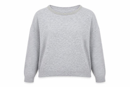 Womens UK Size 8 Topshop Grey Pullover Jumper