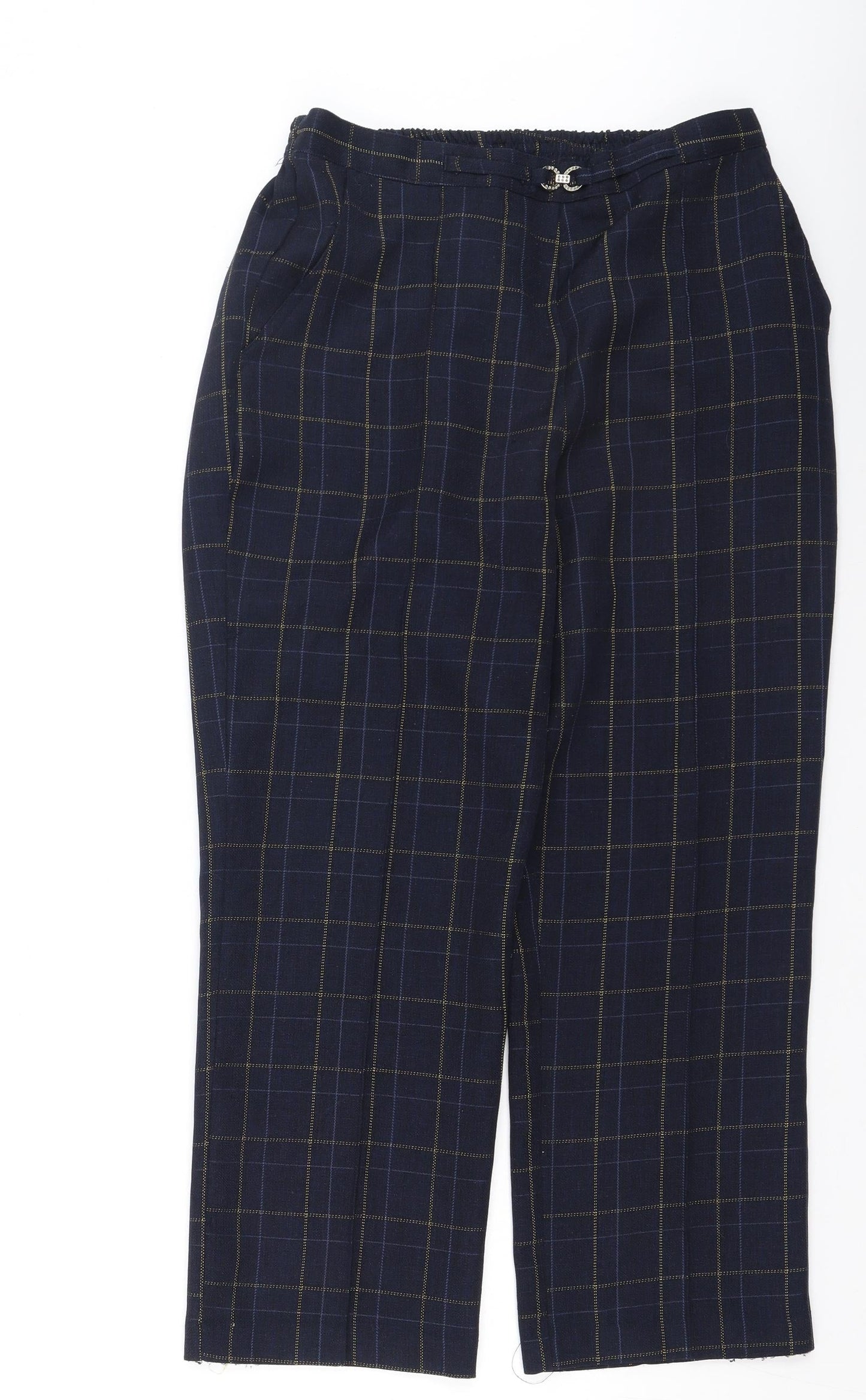 Womens UK Size S Damart Regular Fit  Blue Trousers