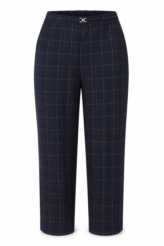 Womens UK Size S Damart Regular Fit  Blue Trousers
