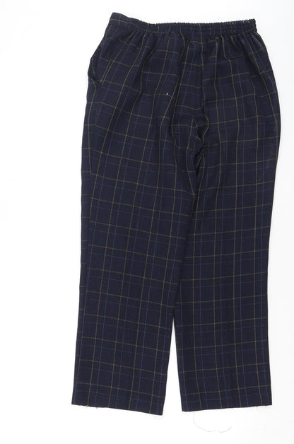 Womens UK Size S Damart Regular Fit  Blue Trousers