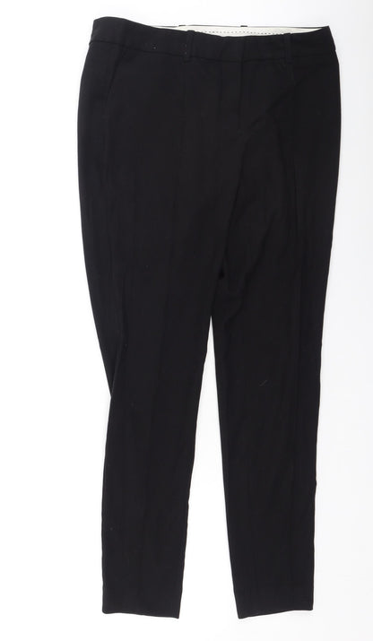 Womens UK Size 10 NEXT Regular Fit Dress Pants Black Trousers