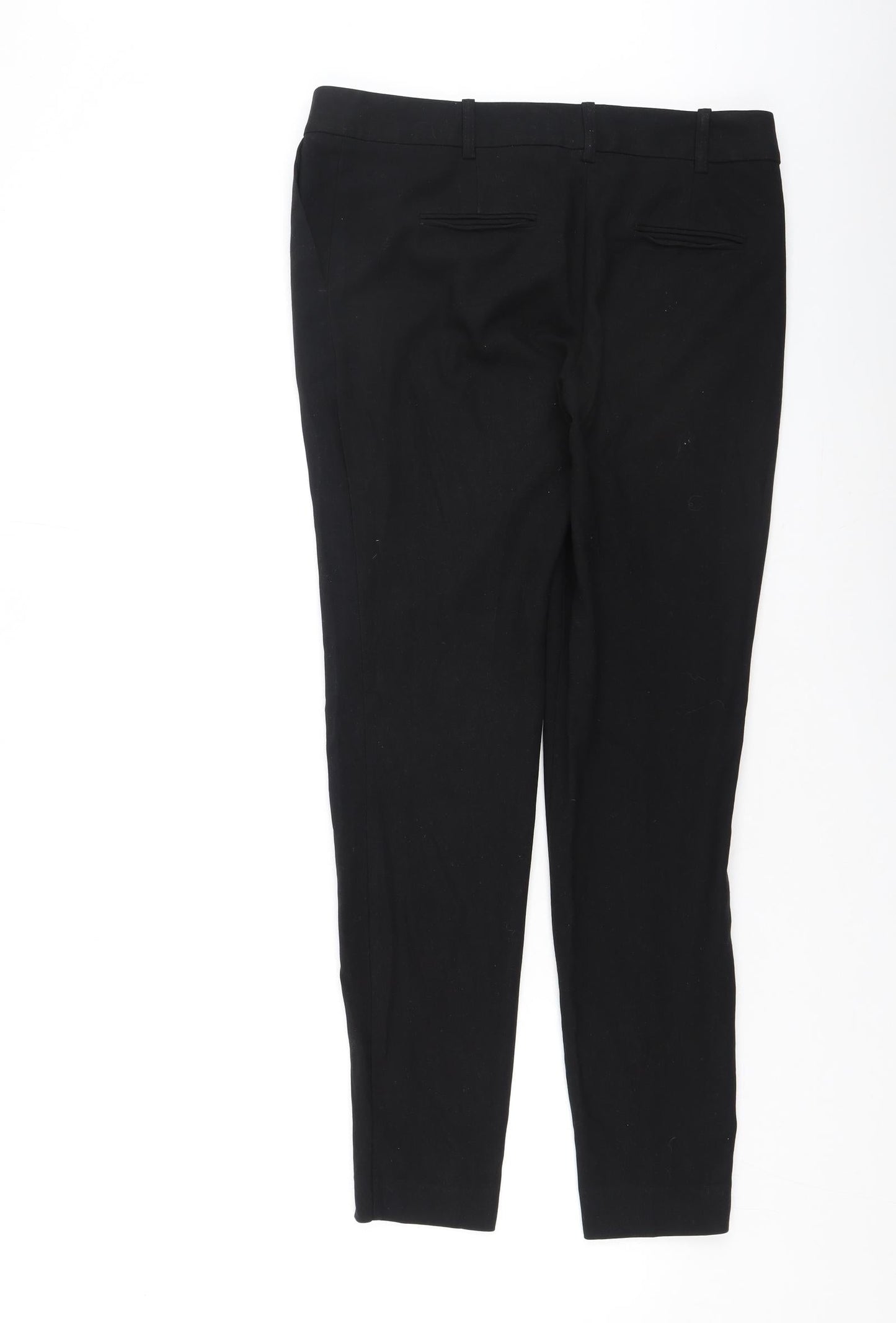 Womens UK Size 10 NEXT Regular Fit Dress Pants Black Trousers