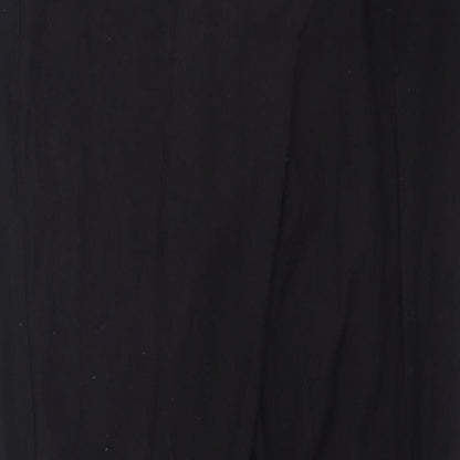 Womens UK Size 10 NEXT Regular Fit Dress Pants Black Trousers