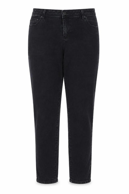 Womens UK Size 14 Denim & Co. Regular Fit Straight Black Jeans
