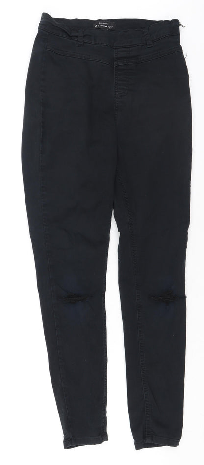 Select Womens Black  Cotton Jegging Jeans Size 12 L27 in Regular