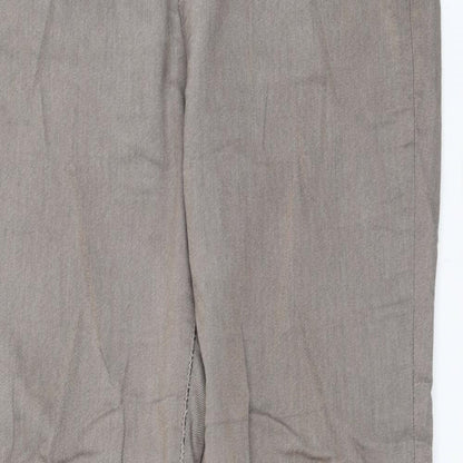 Womens UK Size 12 Dorothy Perkins Regular Fit  Brown Trousers