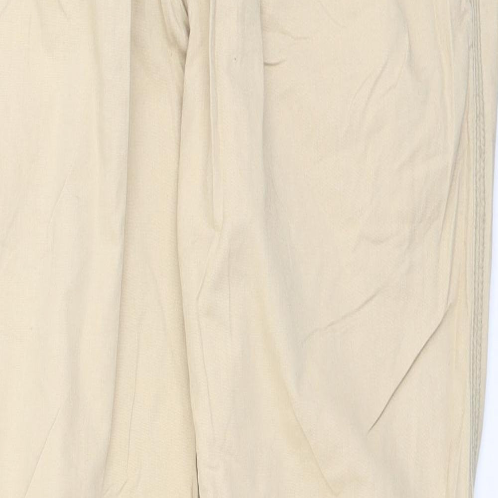 International Womens Brown  Cotton Trousers  Size 8 L28 in Regular