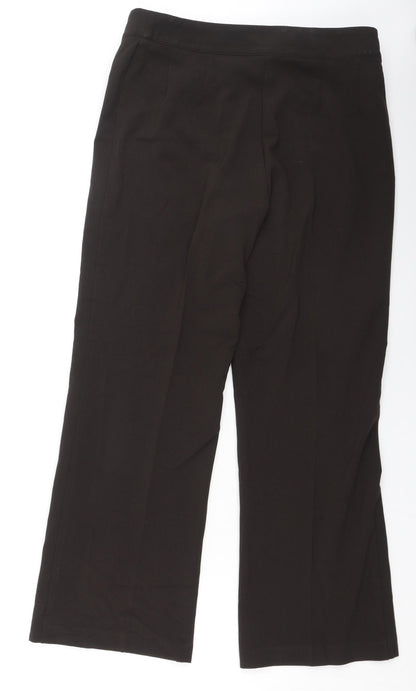 Womens UK Size 12 Sarah Hamilton Regular Fit  Green Trousers