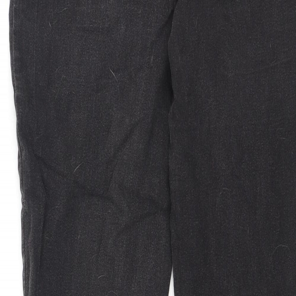 Denim & Co. Womens Black  Cotton Skinny Jeans Size 12 L27 in Regular