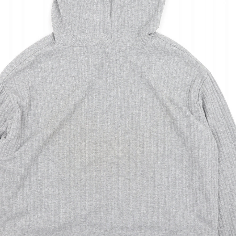 Primark Womens Grey Round Neck  Polyester Pullover Jumper Size S