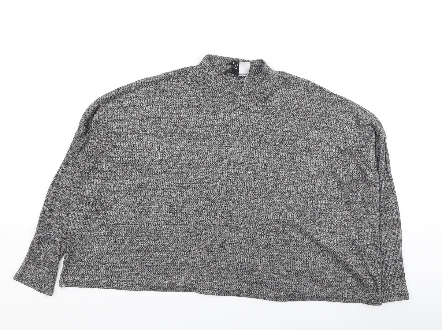Womens UK Size L Divided Grey Pullover Jumper