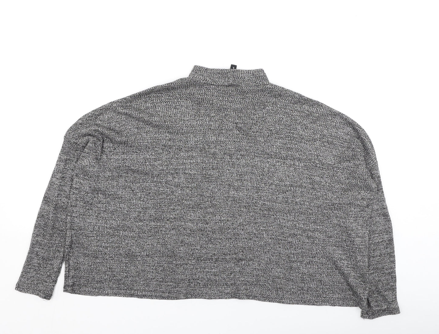 Womens UK Size L Divided Grey Pullover Jumper