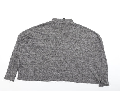 Womens UK Size L Divided Grey Pullover Jumper