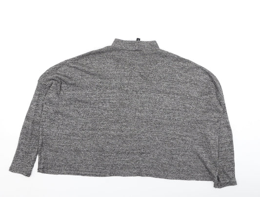 Womens UK Size L Divided Grey Pullover Jumper