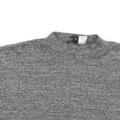 Womens UK Size L Divided Grey Pullover Jumper