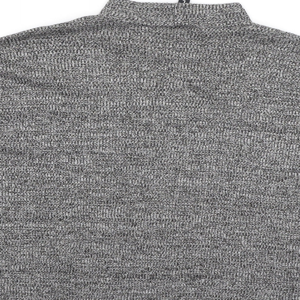 Womens UK Size L Divided Grey Pullover Jumper