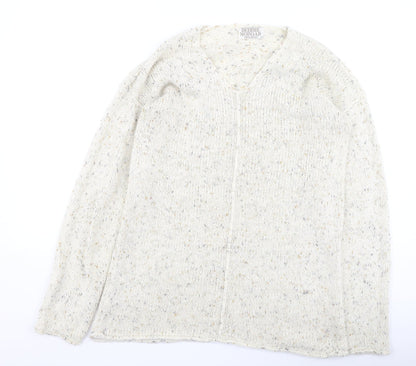 Womens UK Size 36 Debbie Morgan Beige Pullover Jumper