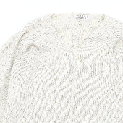 Womens UK Size 36 Debbie Morgan Beige Pullover Jumper