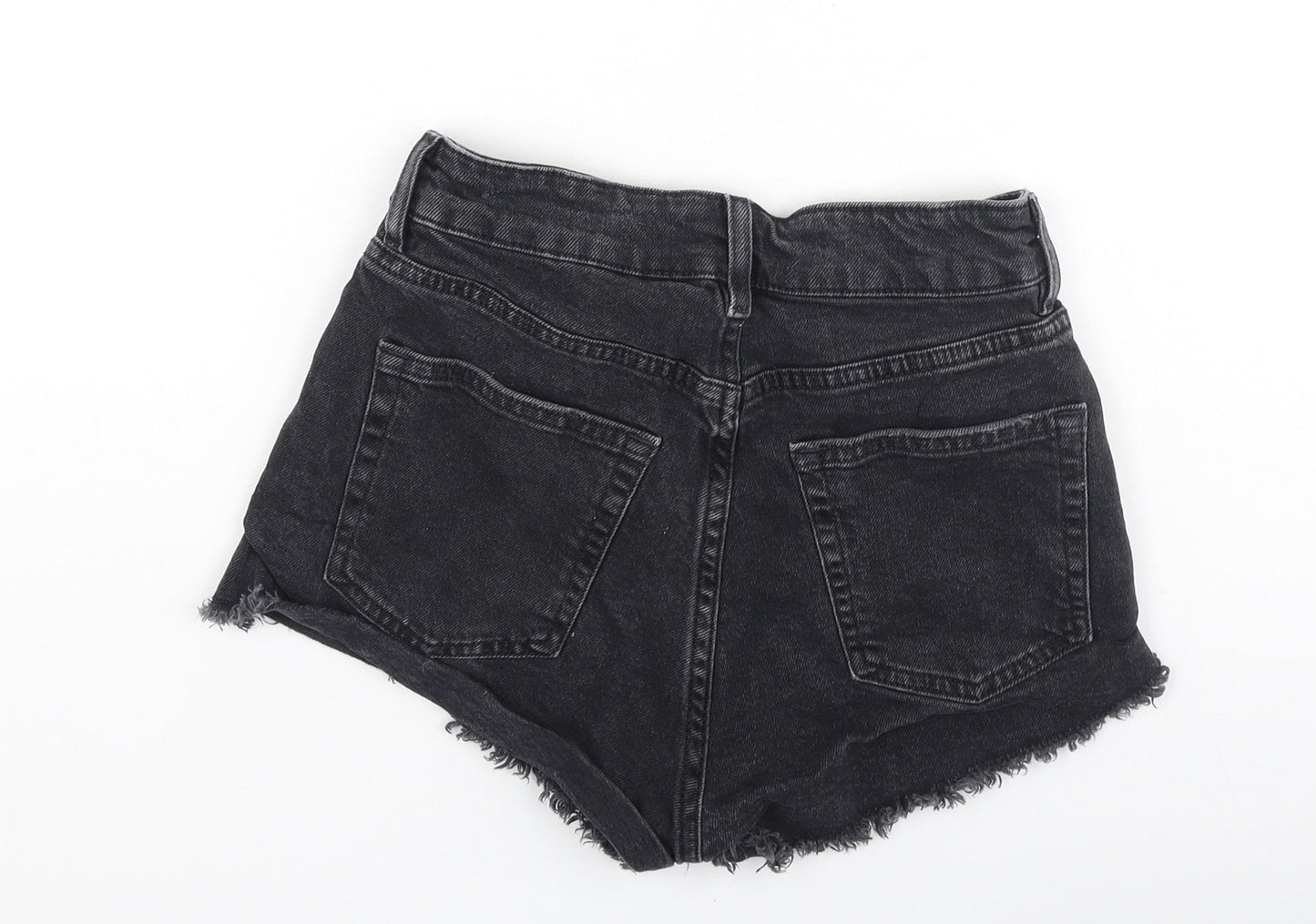 Divided Womens Grey  Cotton Hot Pants Shorts Size 34 L3 in Regular