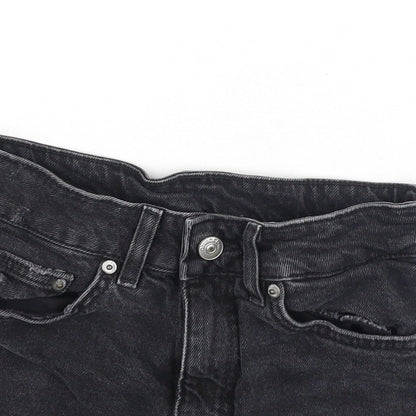 Divided Womens Grey  Cotton Hot Pants Shorts Size 34 L3 in Regular