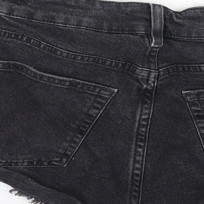 Divided Womens Grey  Cotton Hot Pants Shorts Size 34 L3 in Regular