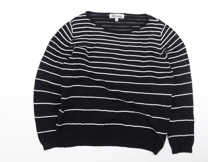 Womens UK Size 12 Debenhams Black Pullover Jumper