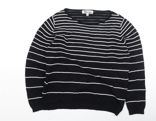 Womens UK Size 12 Debenhams Black Pullover Jumper