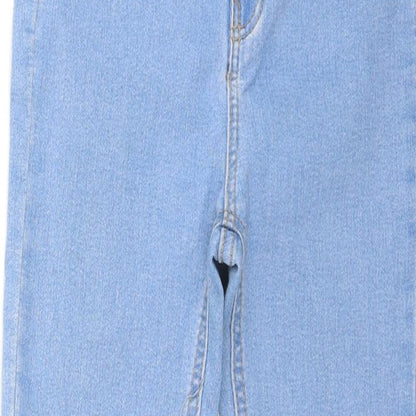 Pull&Bear Womens Blue  Cotton Skinny Jeans Size 34 L23 in Regular