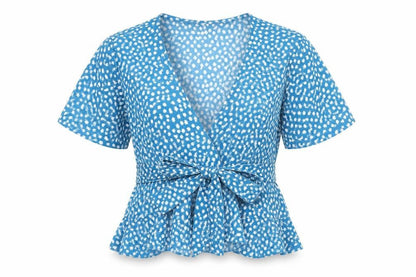 Womens UK Size M SheIn Blue Basic Blouse