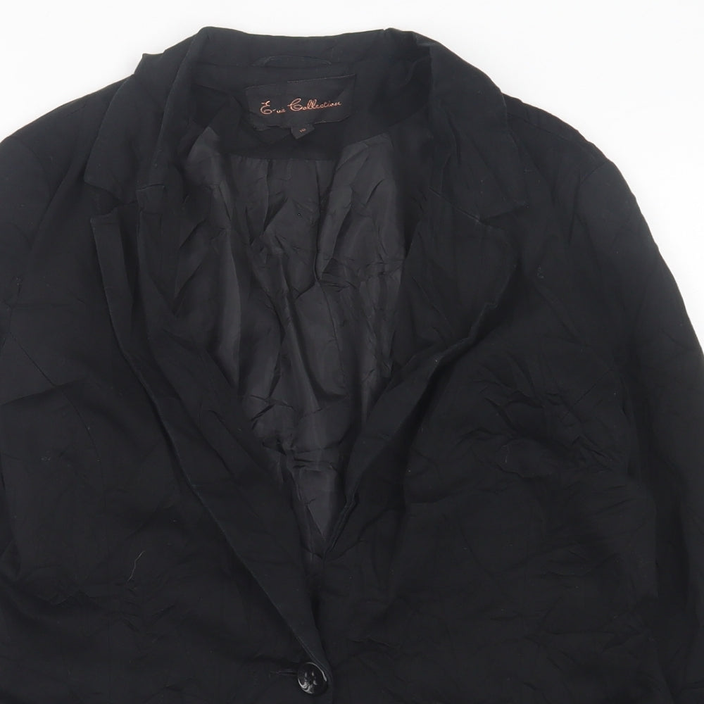 Womens UK Size 10 Evie Collection Black Jacket