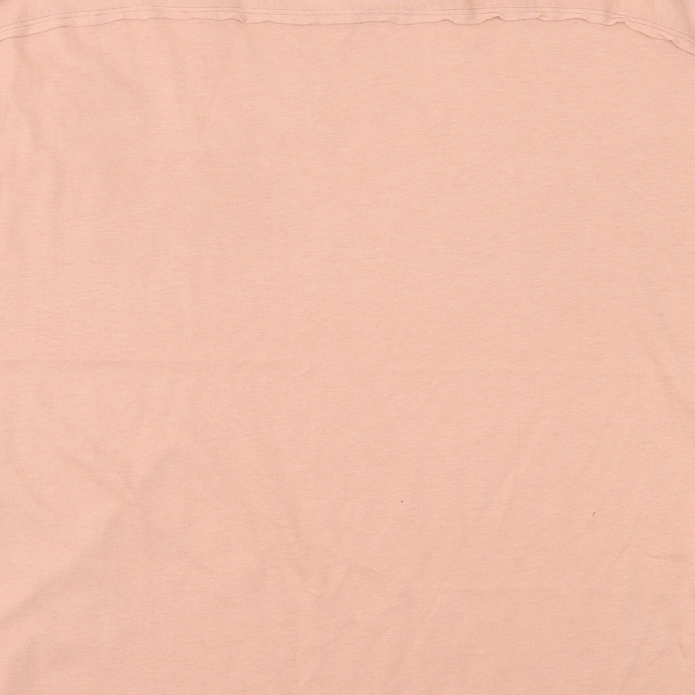 Womens UK Size M United Colors of Benetton Pink Basic T-Shirt