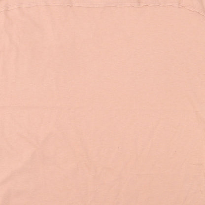 Womens UK Size M United Colors of Benetton Pink Basic T-Shirt