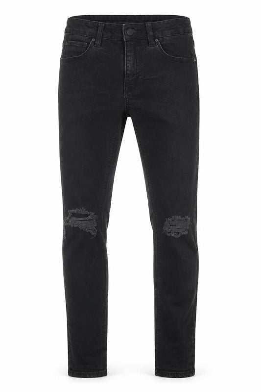 Mens UK Size 28 in ASOS Regular Fit Skinny Black Jeans