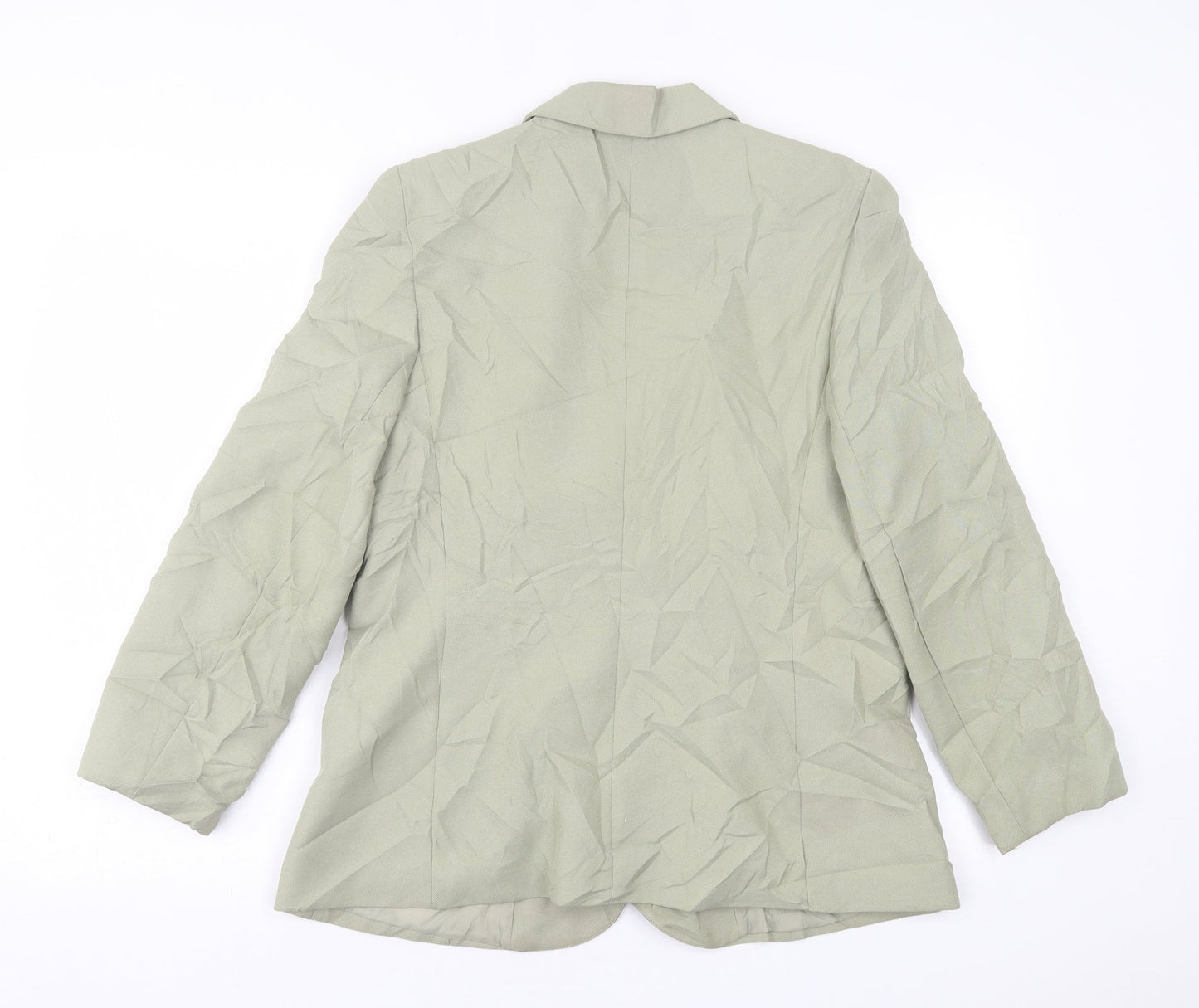 St. Michael Womens Green   Jacket Blazer Size 16  Button