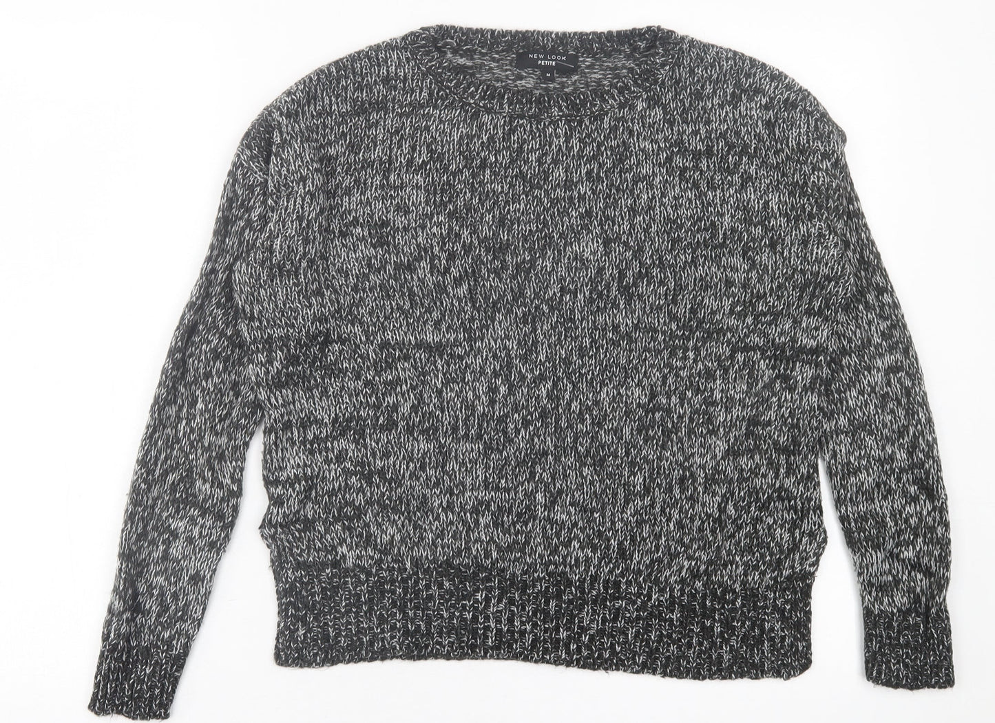Womens UK Size M New Look Black Pullover Jumper
