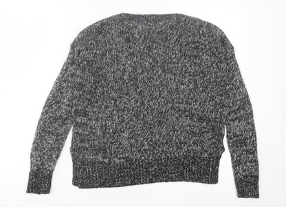Womens UK Size M New Look Black Pullover Jumper