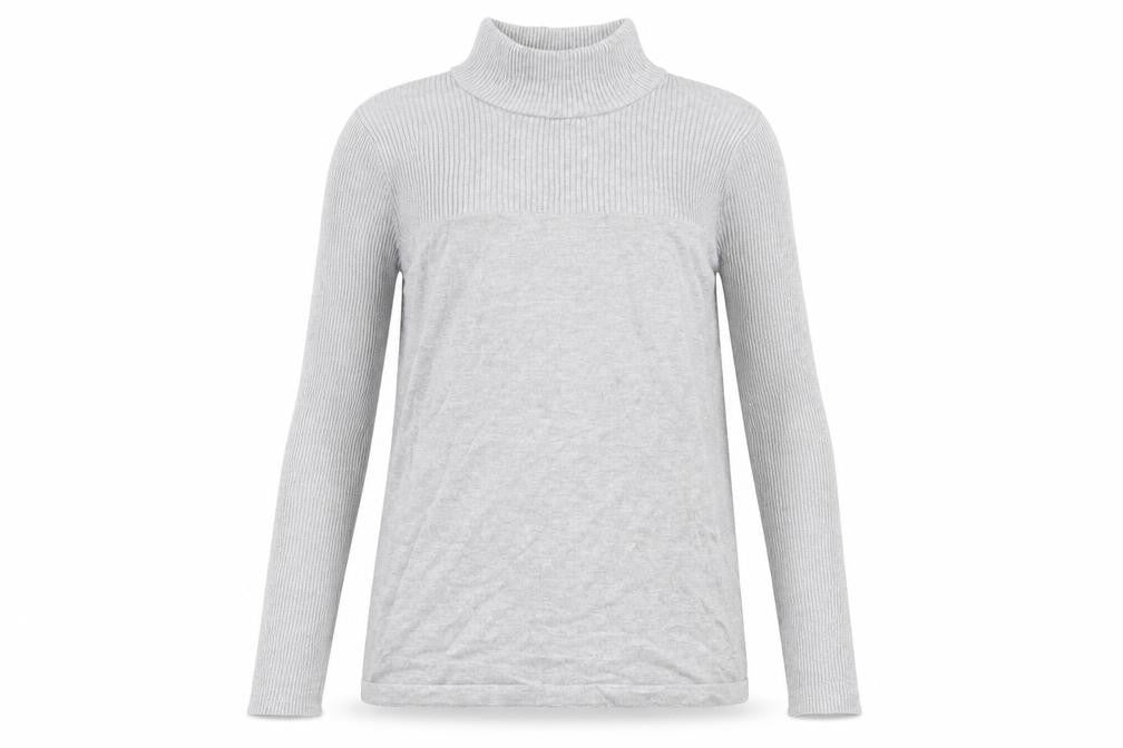 Womens UK Size 10 Nutmeg Grey Pullover Jumper