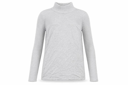Womens UK Size 10 Nutmeg Grey Pullover Jumper
