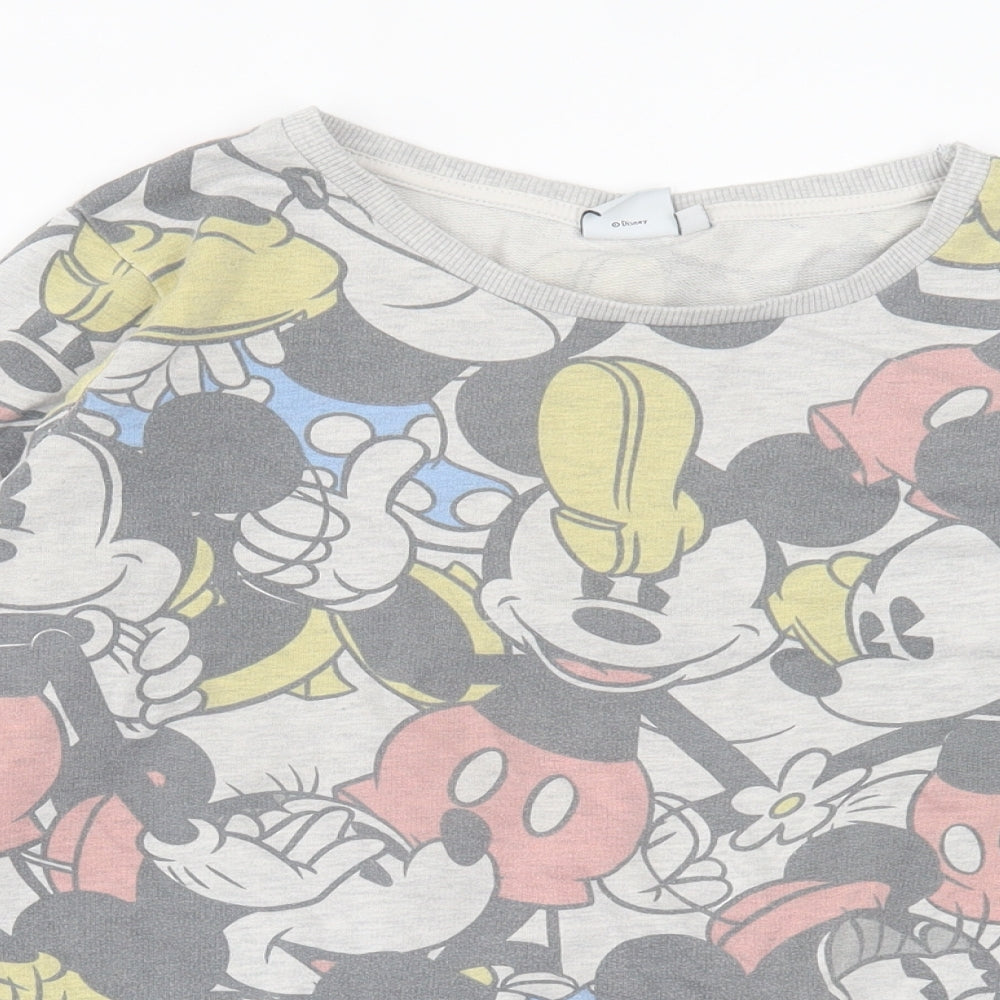 Womens UK Size 14 Disney Multicoloured Pullover Sweatshirt
