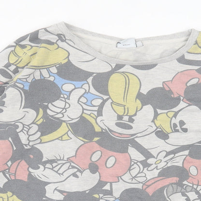 Womens UK Size 14 Disney Multicoloured Pullover Sweatshirt