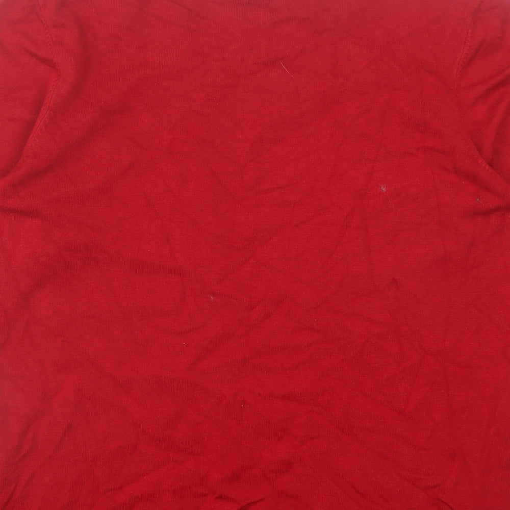 Womens UK Size XL Anna Rose Red Pullover Jumper