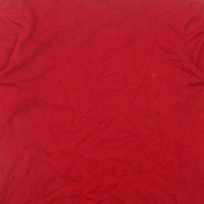 Womens UK Size XL Anna Rose Red Pullover Jumper