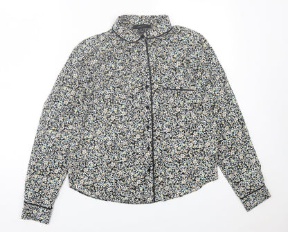 Womens UK Size 10 Atmosphere Multicoloured Basic Button-Up