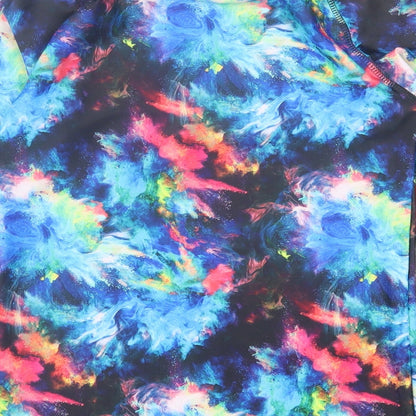 NEXT Girls Multicoloured Geometric Polyester Basic Casual Size 12 Years High Neck Pullover