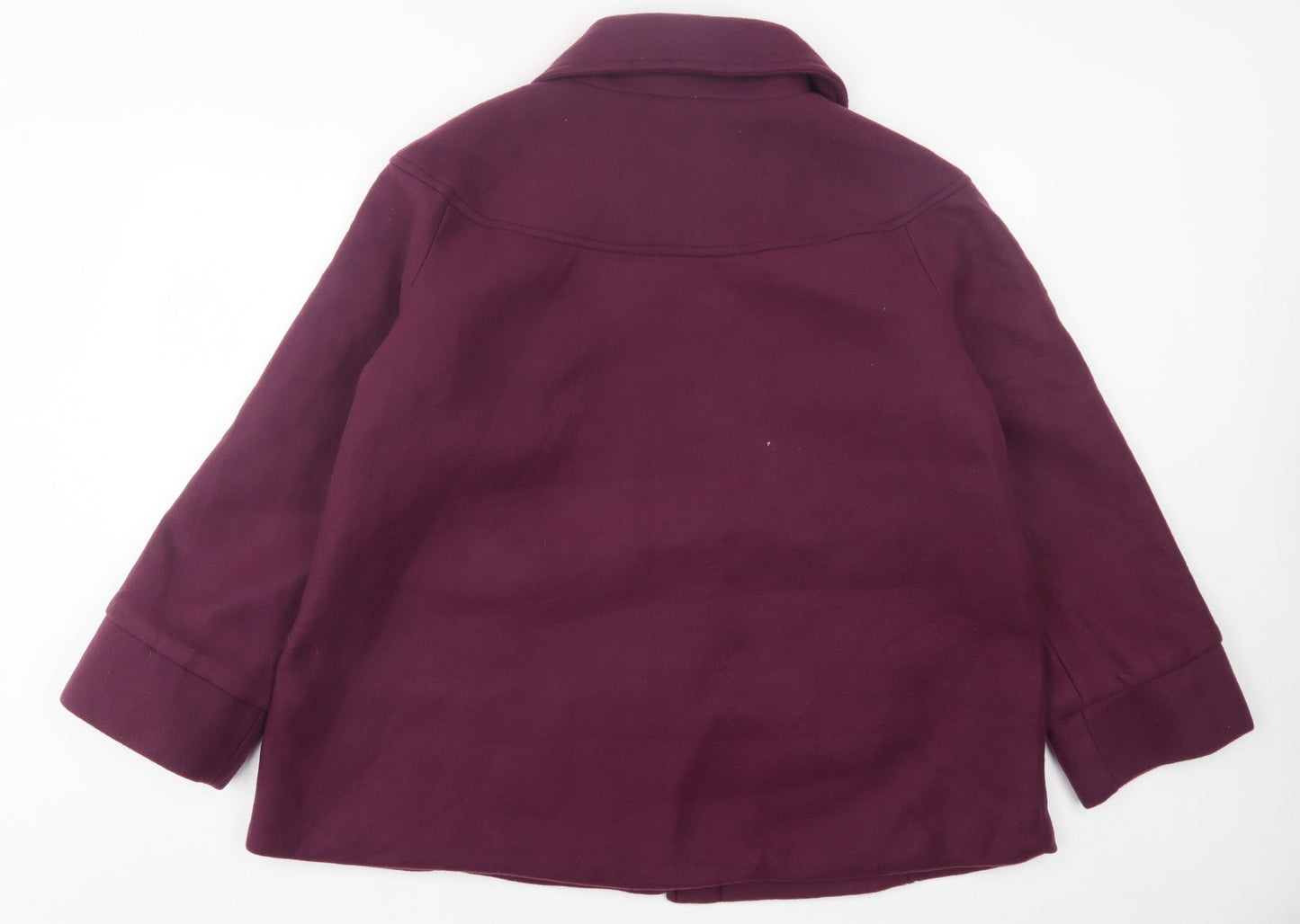 Womens UK Size 18 Anne De Lancay Pink Overcoat